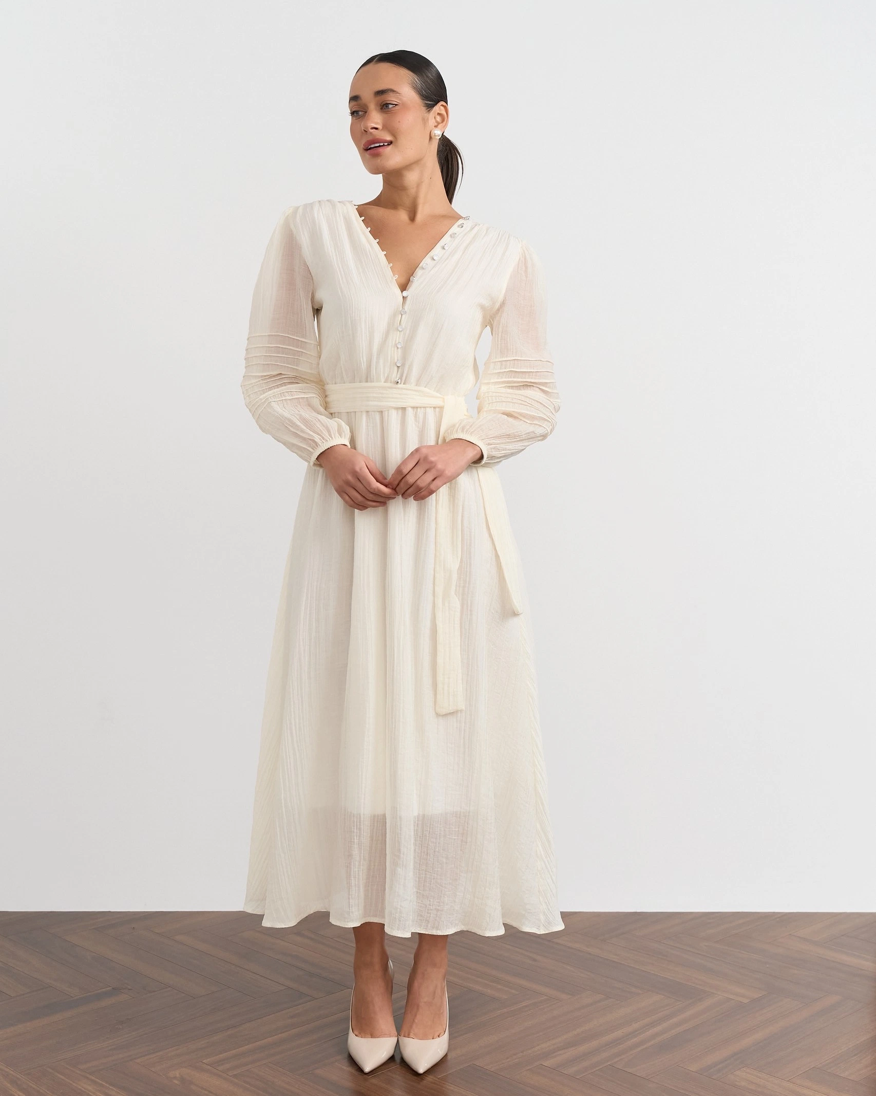 Сукня в молочному кольорі - зображення 2