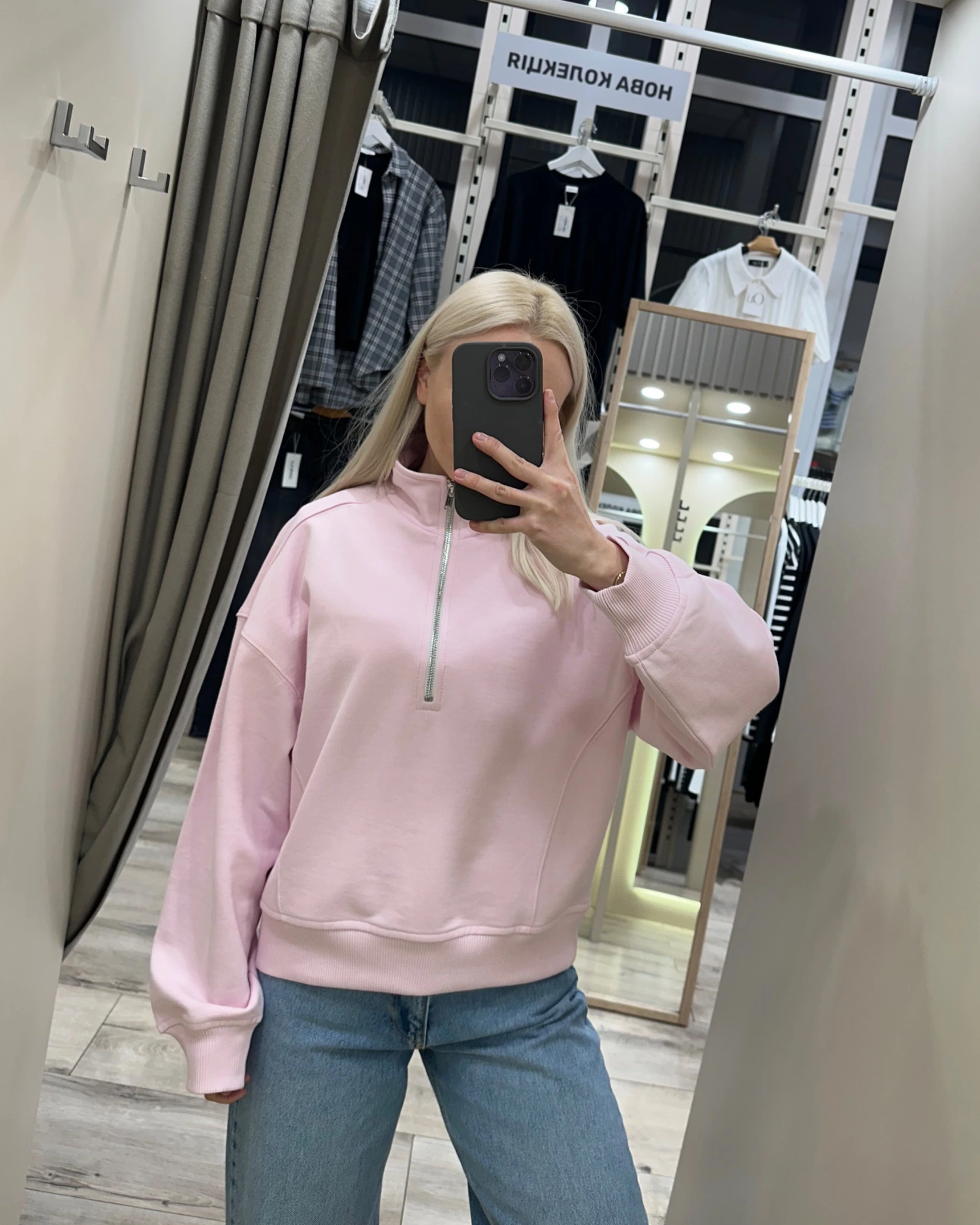 Світшот з замочком в рожевому кольорі - зображення 3