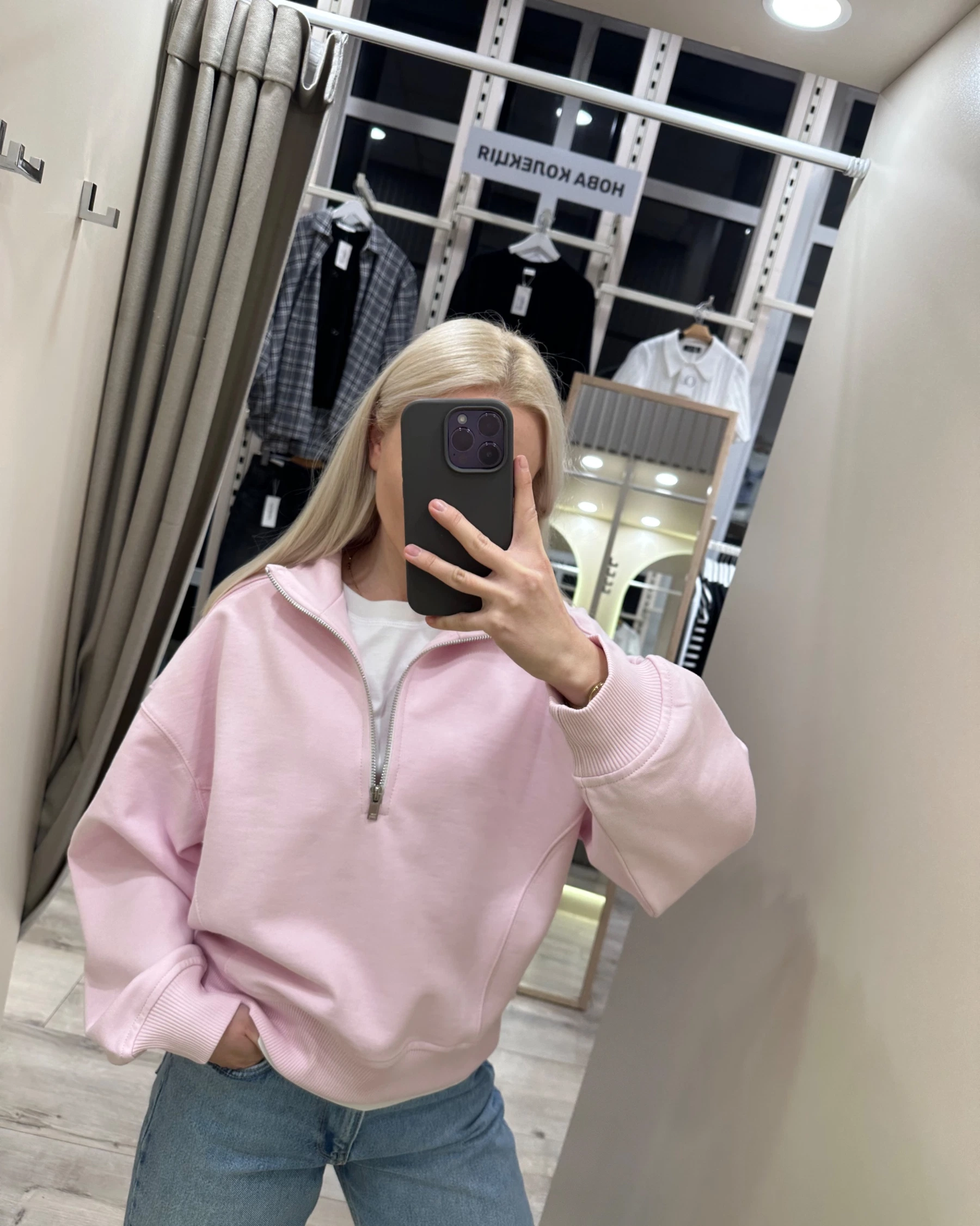 Світшот з замочком в рожевому кольорі - зображення 4