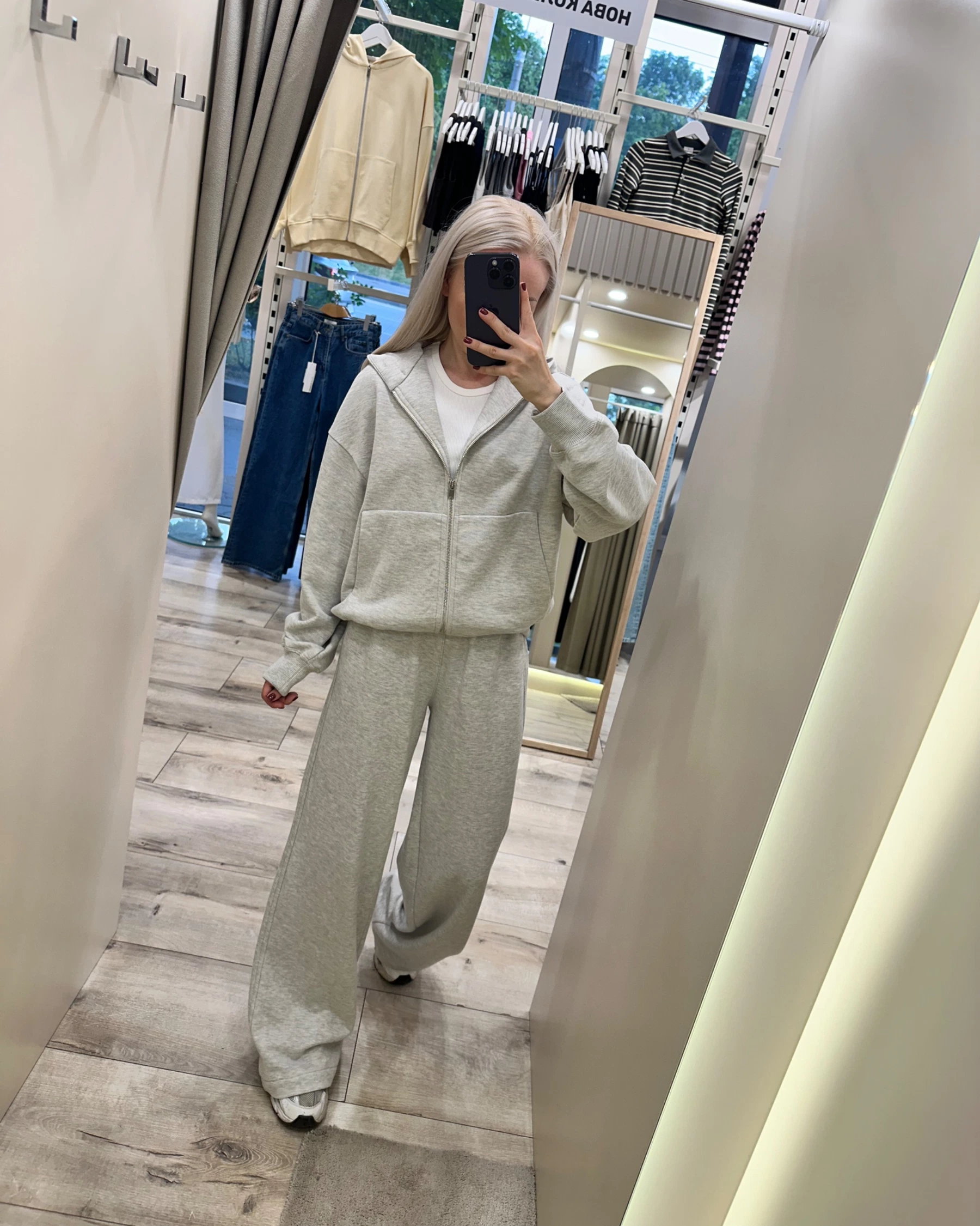 Худі в кольорі світло-сірий меланж - зображення 2