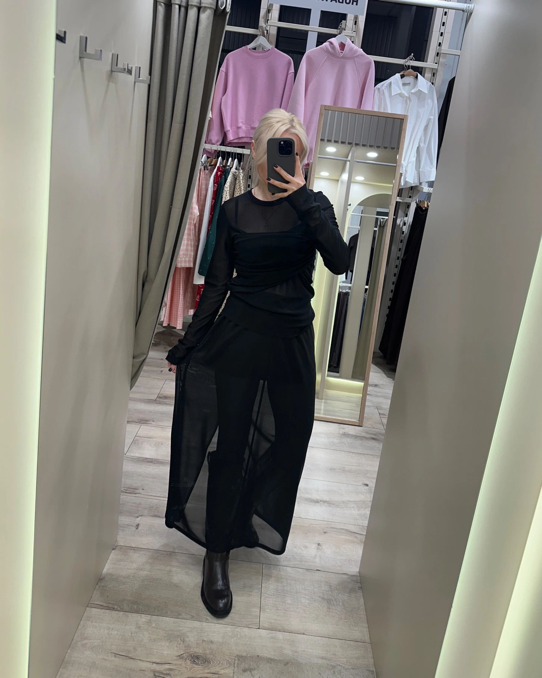 Спідниця з сітки з міні-підкладкою