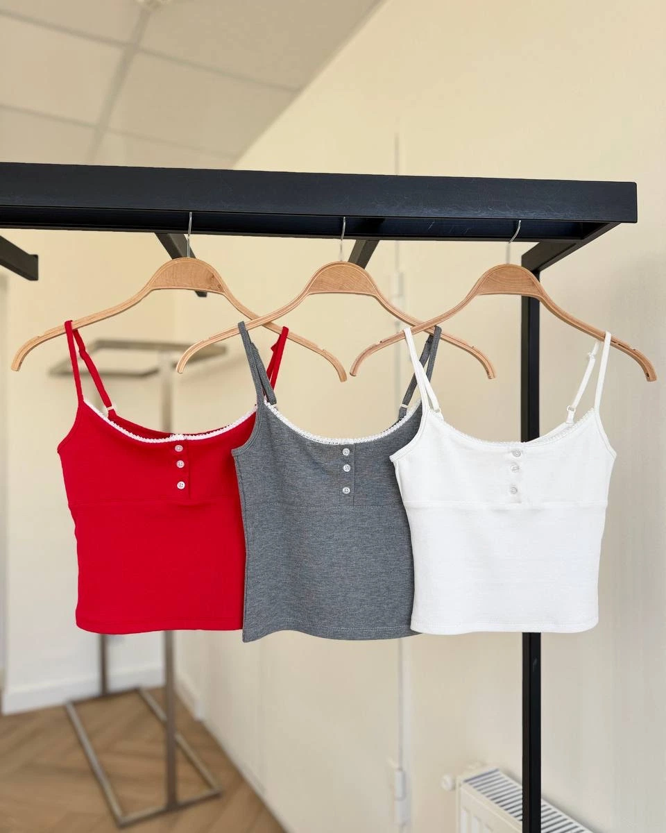 Топ шоколадний з контрастним мережевом - зображення 2