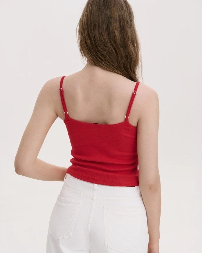 Топ в червоному кольорі - зображення 2