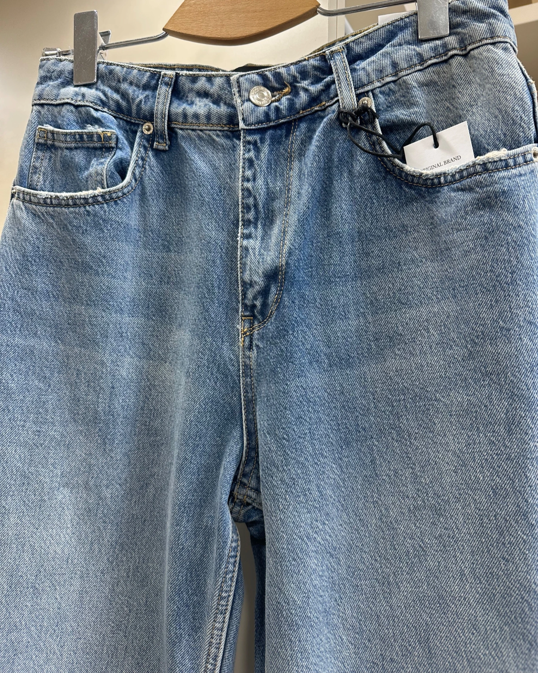 Прямі сині джинси - зображення 2