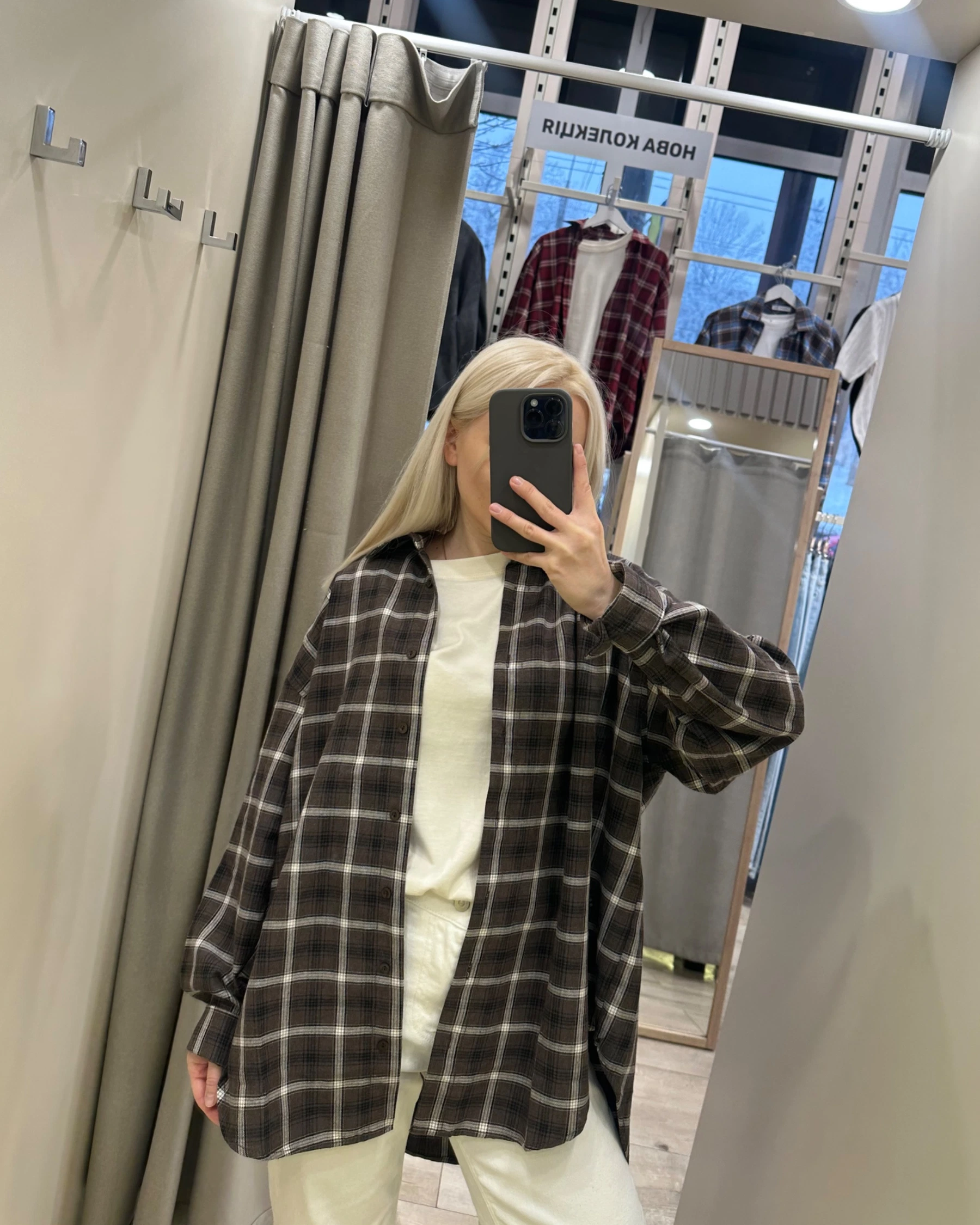 Сорочка в клітинку «шоколад-ваніль» - зображення 3