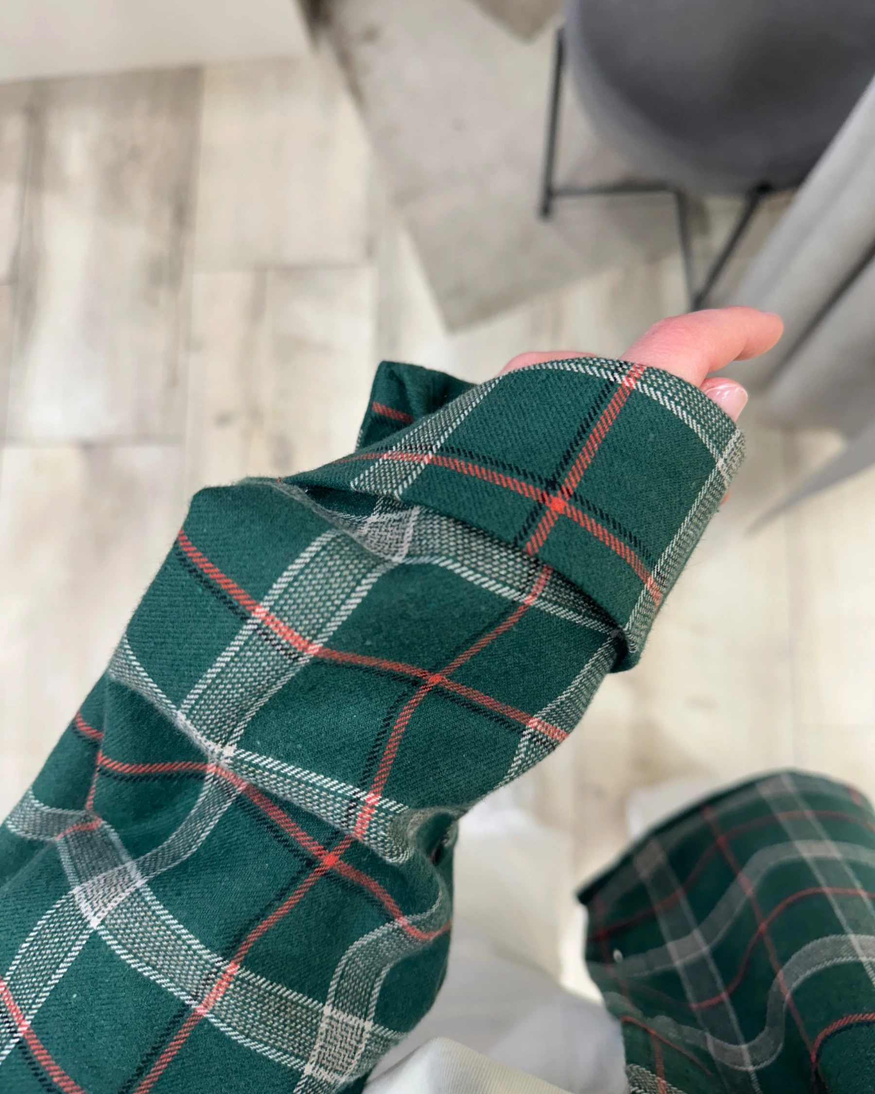 Зелена сорочка в клітинку - зображення 2