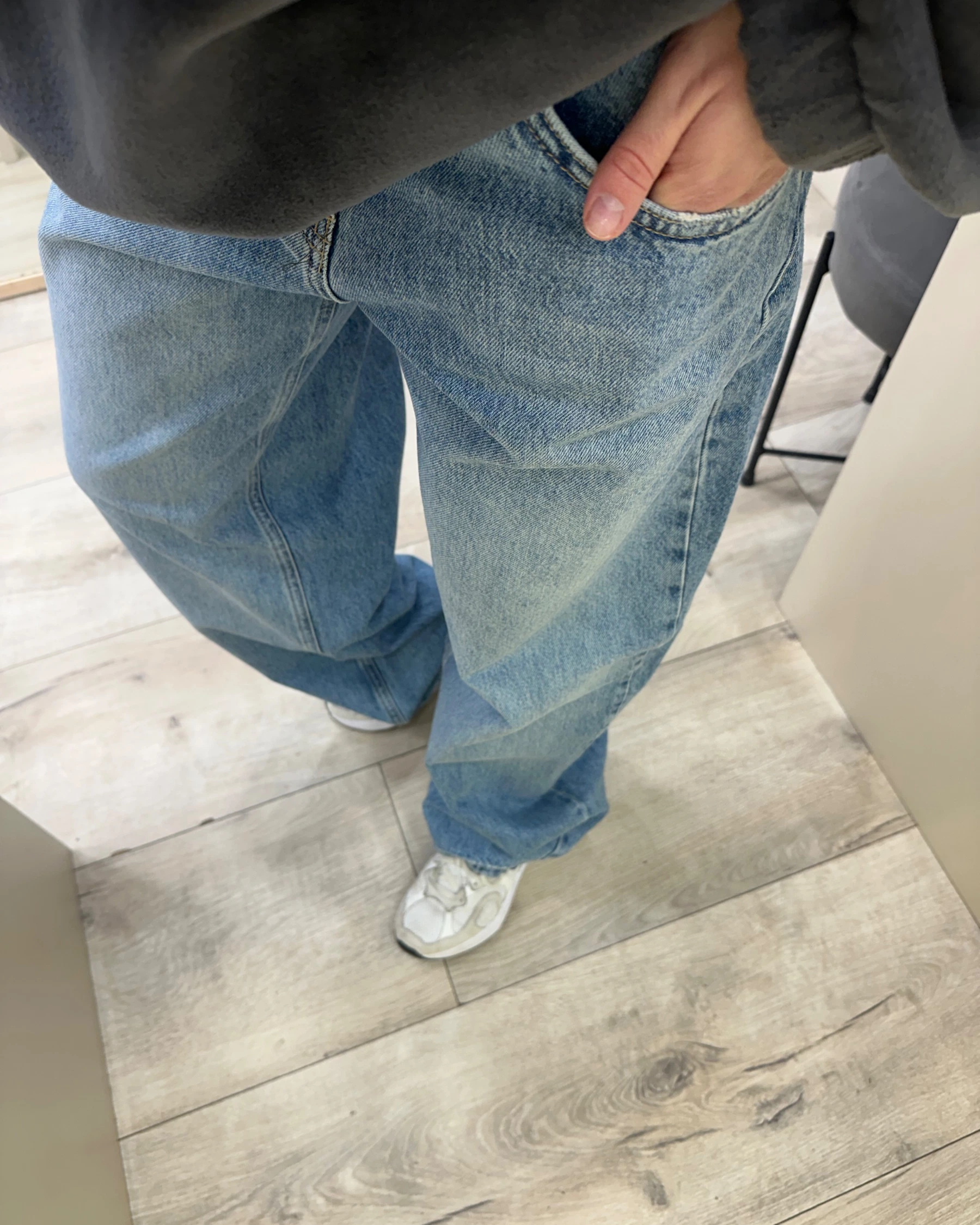 Джинси baggy синьо-зелені - зображення 6