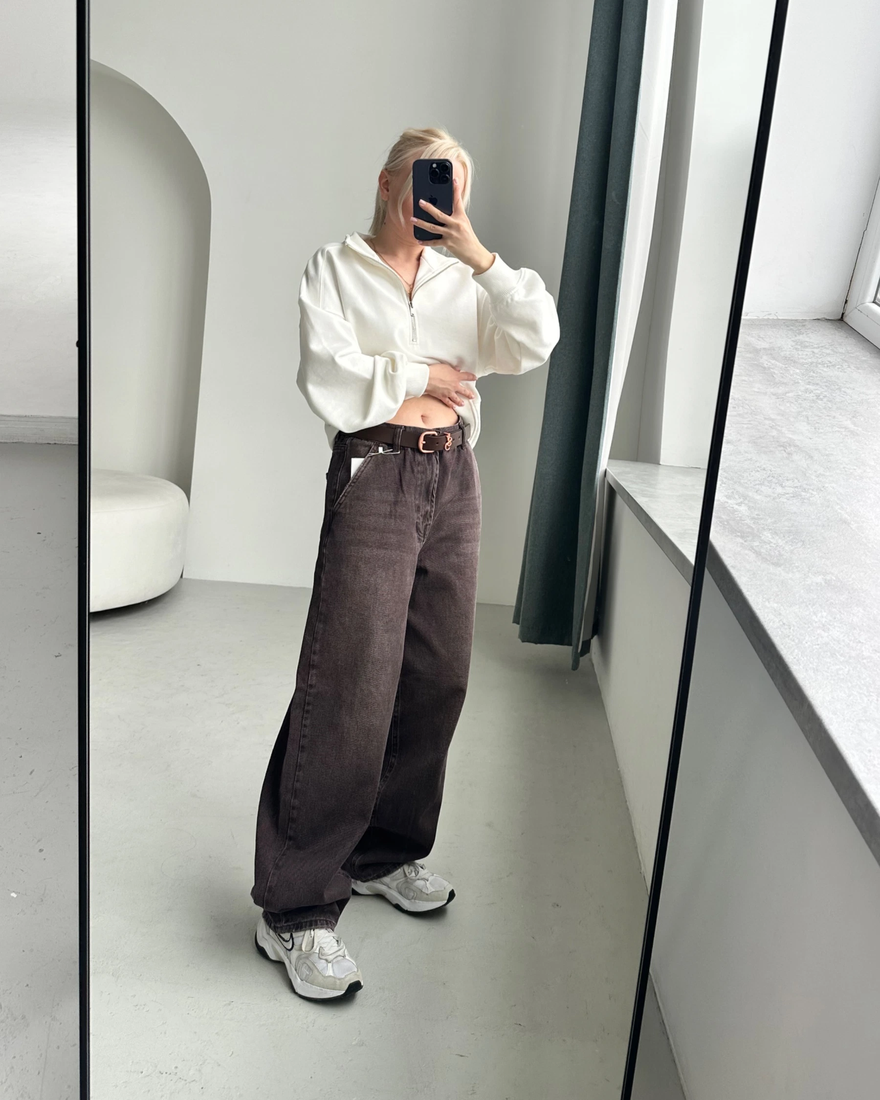 Skaters jeans в шоколадному кольорі - зображення 5