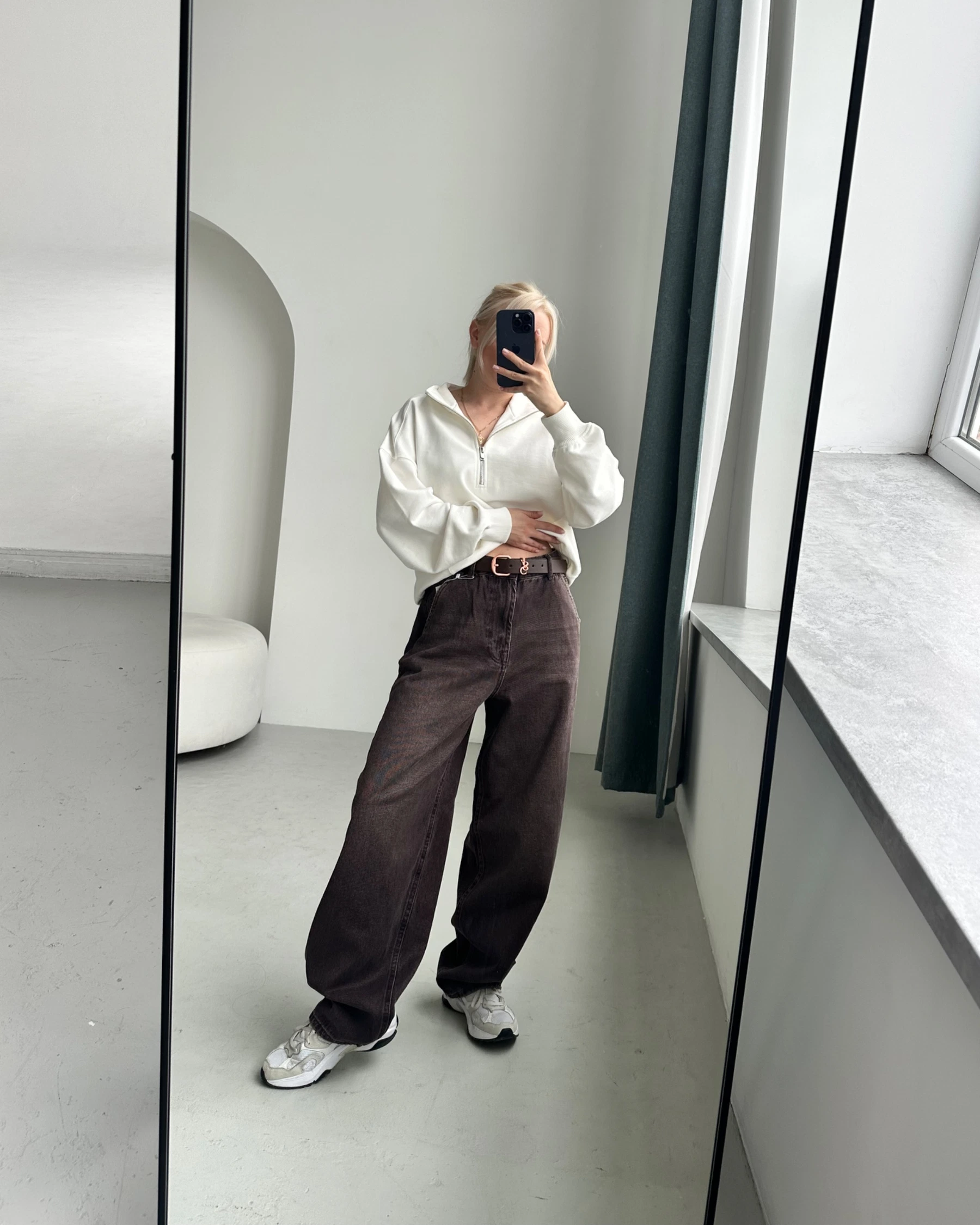 Skaters jeans в шоколадному кольорі - зображення 1