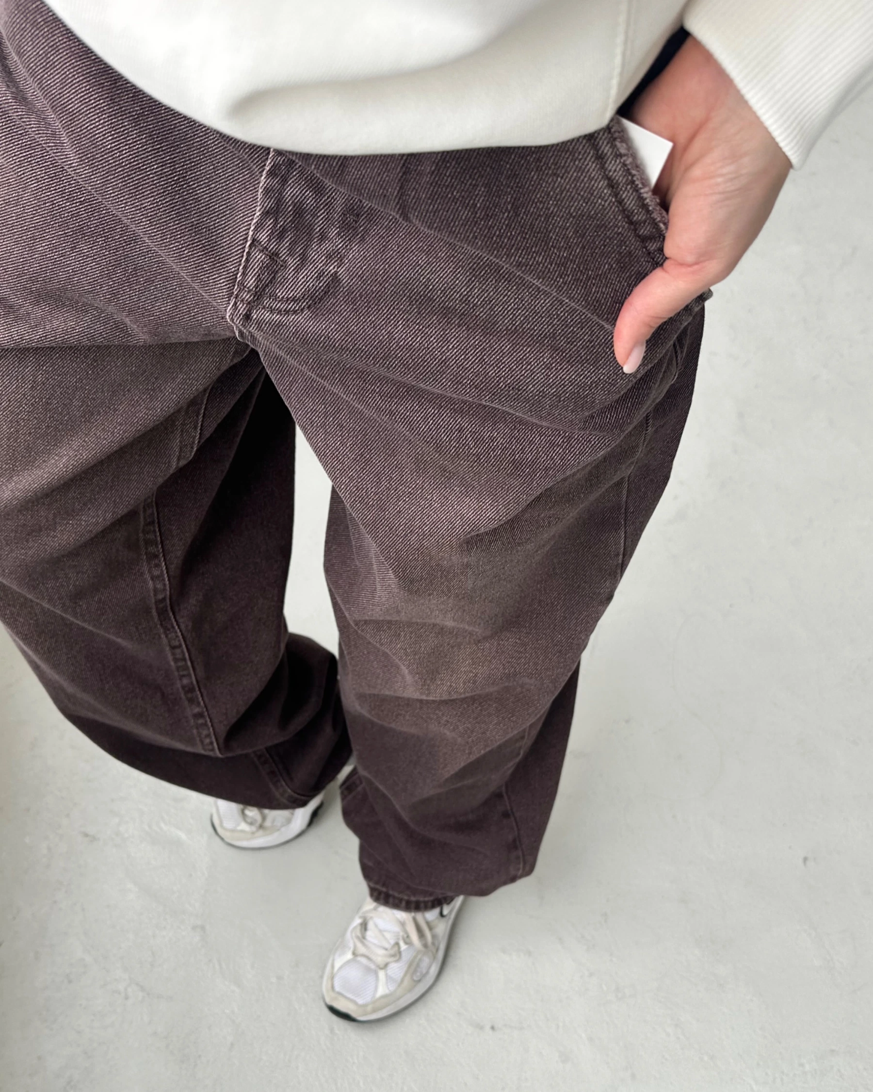 Skaters jeans в шоколадному кольорі - зображення 6
