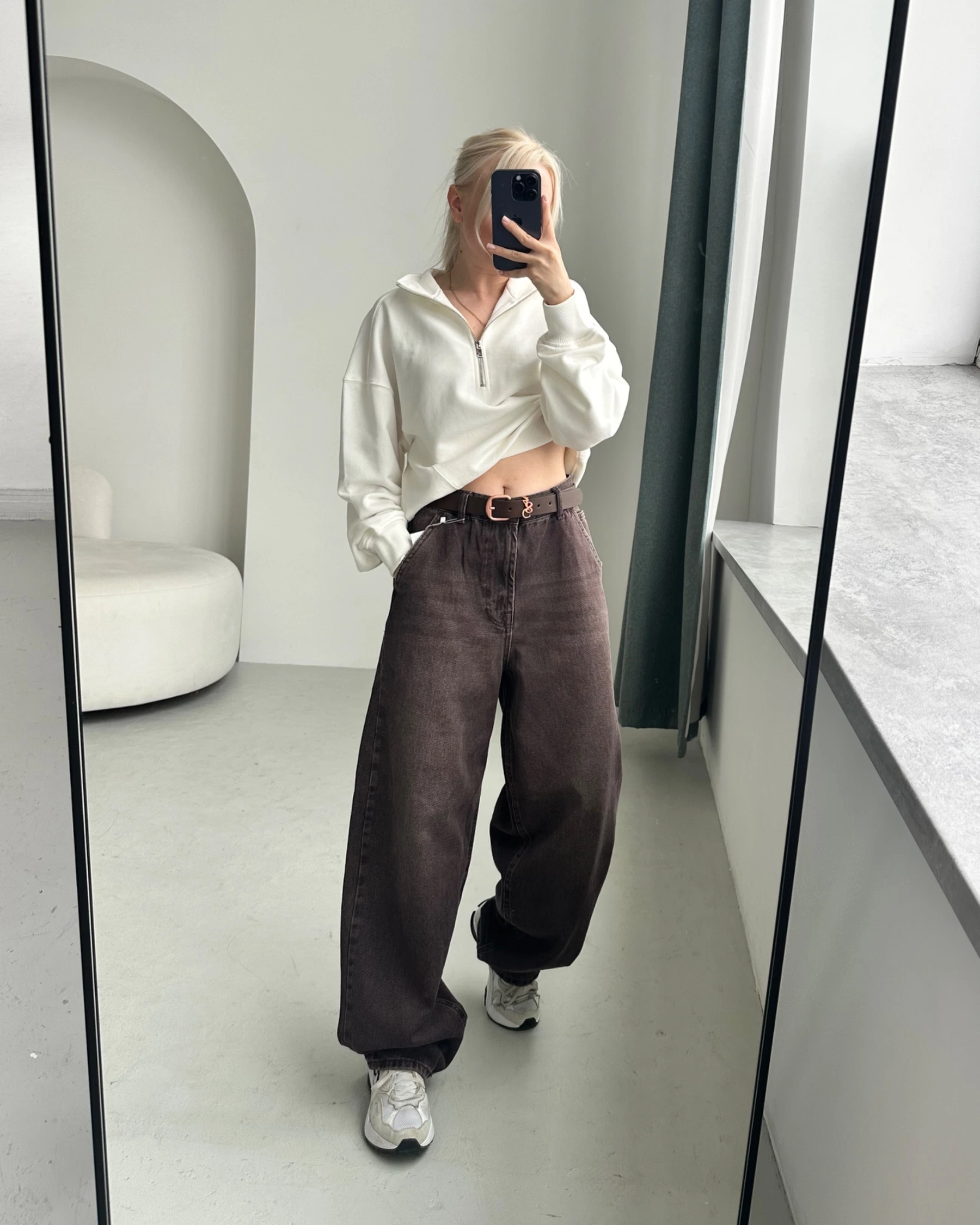Skaters jeans в шоколадному кольорі - зображення 8
