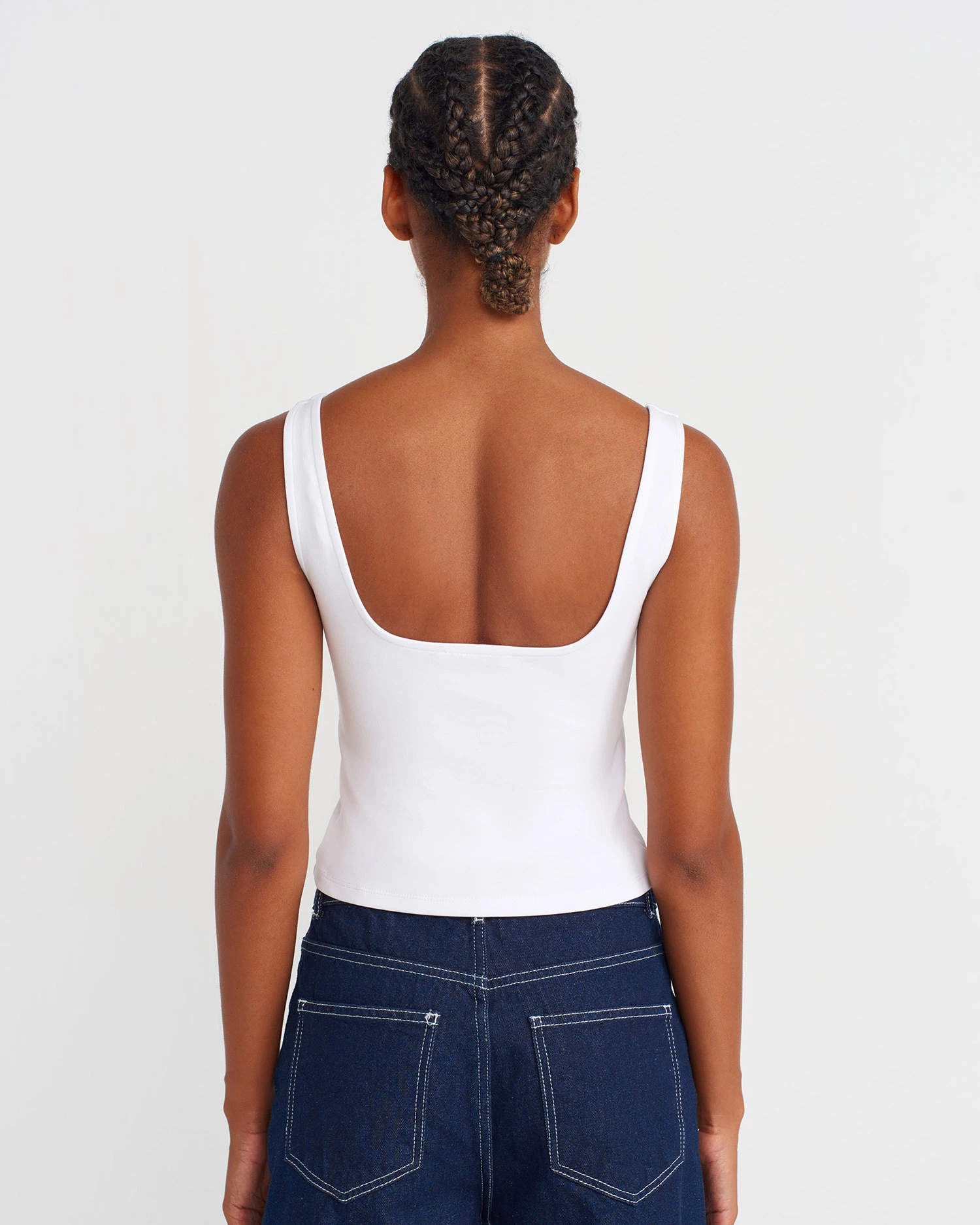 Топ в білому кольорі - зображення 2