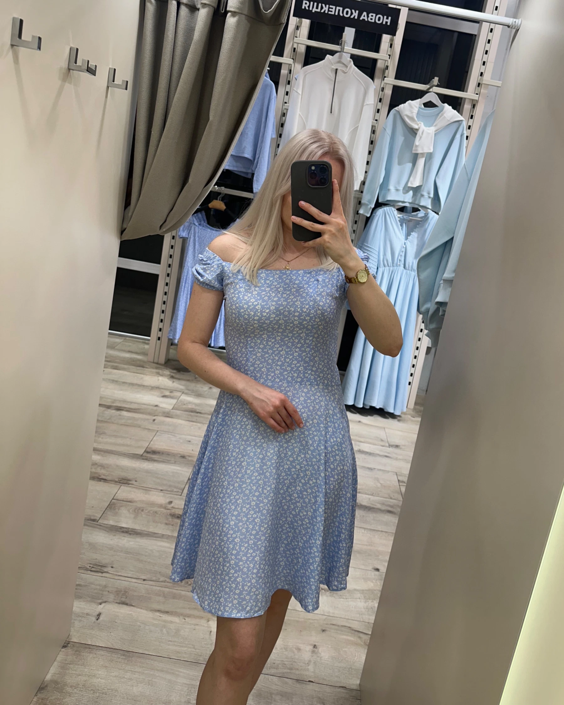 Сукня, блакитний - зображення 2