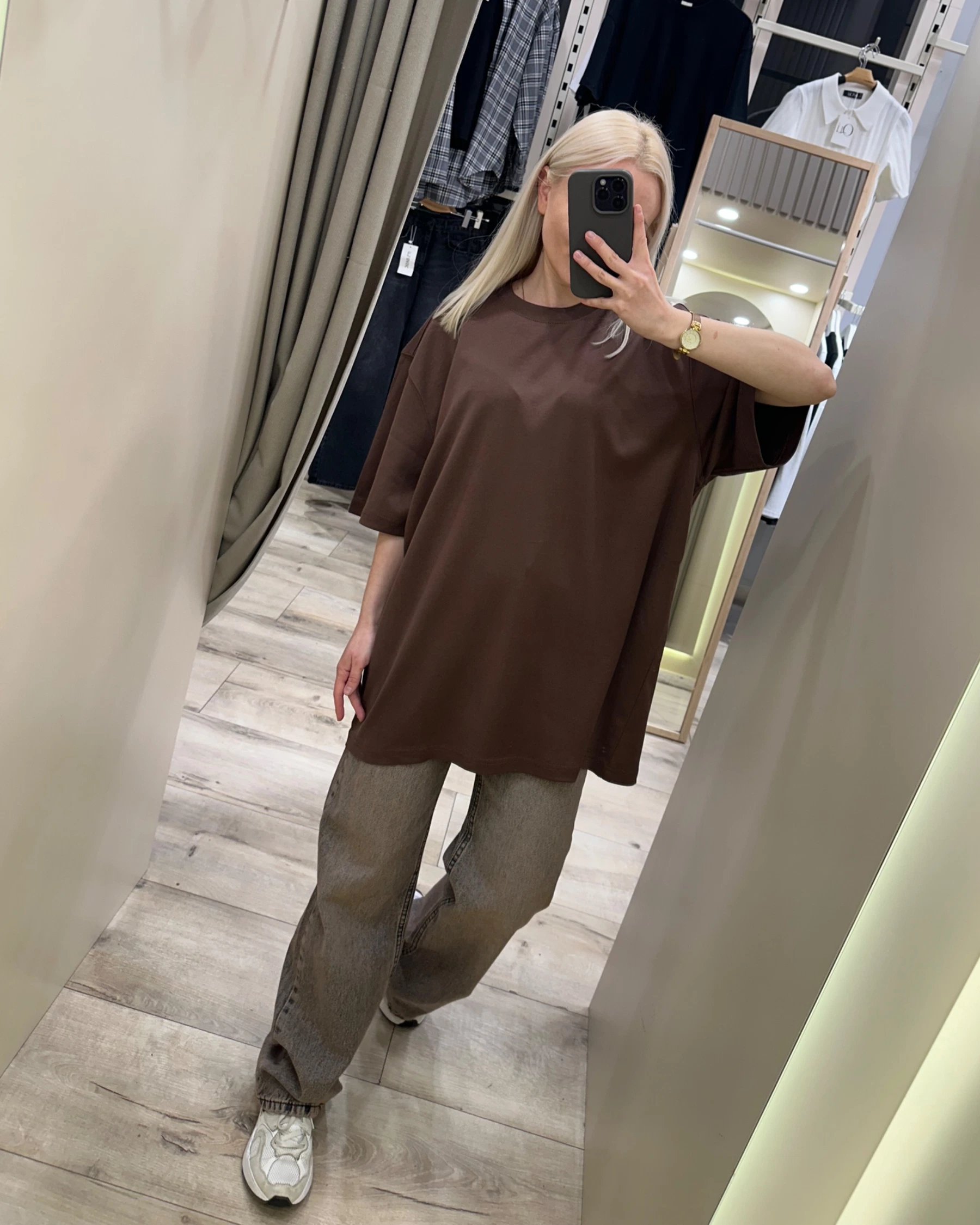 Подовжена щільна футболка over крою - зображення 2